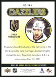 2021-22 - Shea Theodore  - Upper Deck Dazzlers Orange - #DZ145