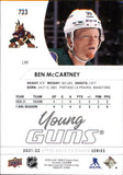 2021-2022 - Ben McCartney YG RC - Upper Deck - #723