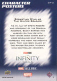2022 Sebastian Stan as The Winter Soldier - Upper Deck Marvel Studios Allure Character Posters - #CP3