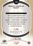 2022 Bradley Cooper as Rocket SP - Upper Deck Marvel Studios Allure - #109