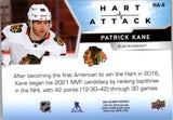 2021-2022 - Patrick Kane - Upper Deck MVP Hart Attack - #HA6