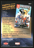 2022 U.S. Avengers - Fleer Ultra Avengers Earth's Mightiest Spin-Offs - #SO7