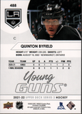 2021-22 Quinton Byfield YG RC - Upper Deck - #488