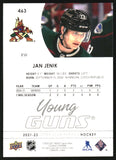 2021-22 Jan Jenik YG RC - Upper Deck - #463