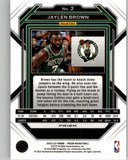 2022-23 Jaylen Brown - Panini Prizm Prizms Ice - #2