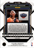 2022-23 Devonte' Graham - Panini Prizm Prizms Pink Ice - #218