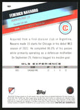 2022 - Federico Navarro RC - Topps Chrome MLS - #161