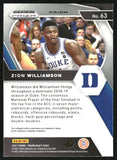 2021-22 - Zion Williamson - Panini Prizm Draft Picks Prizms Orange Ice - #63