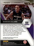 2021-22 - Damian Lillard - Panini Prizm Draft Picks Prizms Orange Ice - #83