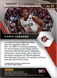 2021-22 - Kawhi Leonard - Panini Prizm Draft Picks Prizms Orange Ice - #57