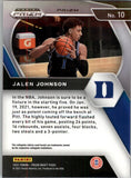 2021-22 - Jalen Johnson - Panini Prizm Draft Picks Prizms Orange Ice - #10
