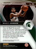 2021-22 - Magic Johnson - Panini Prizm Draft Picks Prizms Orange Ice - #86