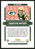 2022 - Christian Watson - Panini Contenders Rookie of the Year Contenders - #12
