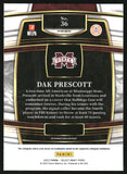 2022 - Dak Prescott - Select Draft Picks Prizms Red Lazer - #36