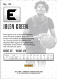 2021-22 - Jalen Green/Essentials - Panini Chronicles Draft Picks - #104