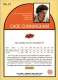 2021-22 - Cade Cunningham/Hoops Retro - Panini Chronicles Draft Picks - #51