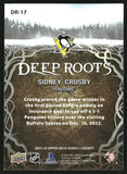 2023-24 - Sidney Crosby - Upper Deck Deep Roots - #DR17