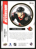 2022-23 - Tim Stutzle - Upper Deck Centre of Attention - #CA14
