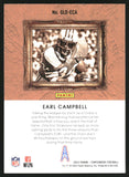 2022 - Earl Campbell - Panini Contenders Gladiators Contenders Emerald - #15