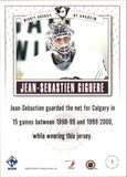2001-02 - Jean-Sebastien Giguere - Private Stock Game Gear - #1