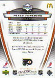2006-07 - Peter Forsberg - McDonald's Upper Deck - #34