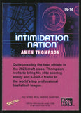 2022 - Amen Thompson - Skybox Metal Universe Champions Intimidation Nation - #IN14