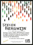2022 - Steven Bergwijn - Skybox Metal Universe Champions Skybox Premium - #S19