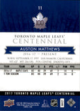 2017-18 - Auston Matthews - Toronto Maple Leafs Centennial - #11