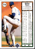 1989 - Nolan Ryan/Throwing Football - Upper Deck - #774