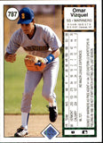 1989 - Omar Vizquel RC - Upper Deck - #787