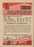 1989-1990 - Trevor Linden RC - O-Pee-Chee - #89
