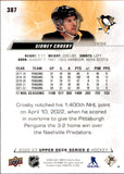 2022-2023 - Sidney Crosby - Upper Deck (Base) - #387