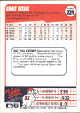 1990 - Craig Biggio - Fleer Canadian - #224