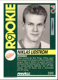 1991-92 - Niklas Lidstrom RC - Pinnacle - #320