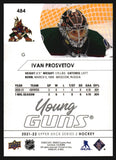 2021-2022 - Ivan Prosvetov YG RC - Upper Deck - #484