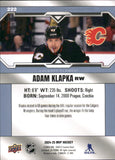 2024-25 - Adam Klapka RC - Upper Deck MVP - #222