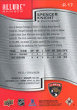 2021-2022 - Spencer Knight - Upper Deck Allure Red Orange - #R-17