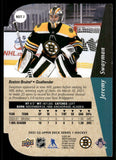 2021-2022 - Jeremy Swayman - Upper Deck Rookie Die Cuts '94-95 - #RDT-7