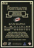 2022-2023 - Sebastian Aho - Upper Deck UD Portraits - #P-28