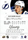 2021-22 - Upper Deck Series 1 - Alex Barre-Boulet - (Base) #241