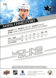 2020-2021 - Sasha Chmelevksi - Upper Deck Young Guns - #718