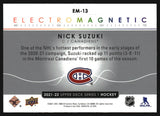 2021-2022 - Nick Suzuki - Upper Deck Electromagnetic - #EM-13
