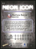 2021-2022 - Mathew Barzal - Metal Universe Neon Icon - #13