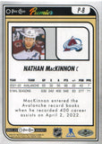 2022-2023 - Nathan MacKinnon - O-Pee-Chee Premier - #P-8