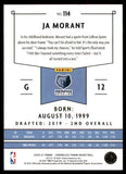 2020-2021 - Ja Morant - Panini Chronicles - #114