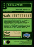 2020-2021 - RJ Hampton - Panini Chronicles Classics - #645