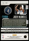 2020-2021 - Jaden Mcdaniels - Panini Chronicles Playbook - #180