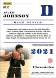 2021-2022 - Jalen Johnson - Panini Chronicles Draft Picks - #13