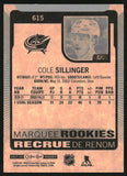 2021-2022 - Cole Sillinger - O-Pee-Chee Marquee Rookies - #615