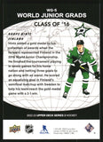 2022-23 - Upper Deck Series 2 - Roope Hintz - World Junior Grads (Silver) #WG-5